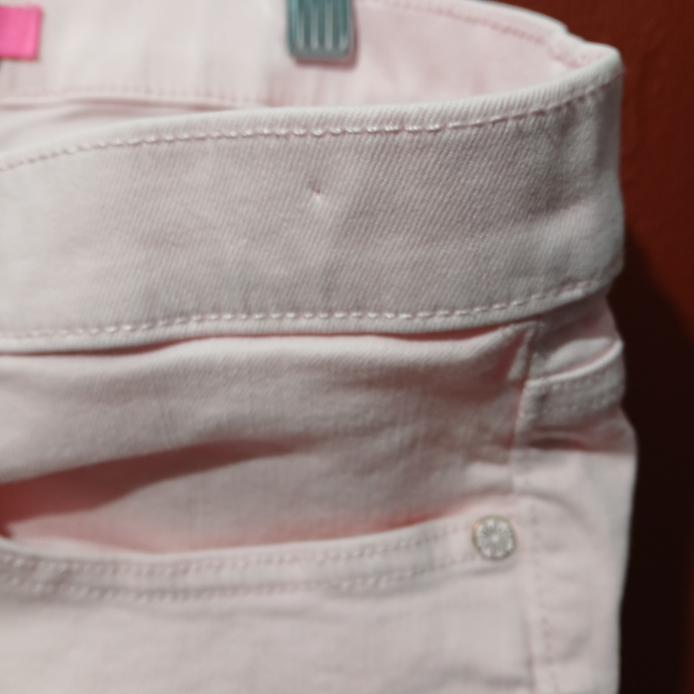 Lilly Pulitzer 29" South Ocean High Rise Calla Light Pink Jean Size 14 - Picture 16 of 16